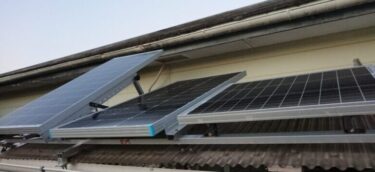 DIY 太陽光発電　　　　　　　　　　　　　　　　　　　　　　4.太陽光パネル移設と100Wパネル追加増設編